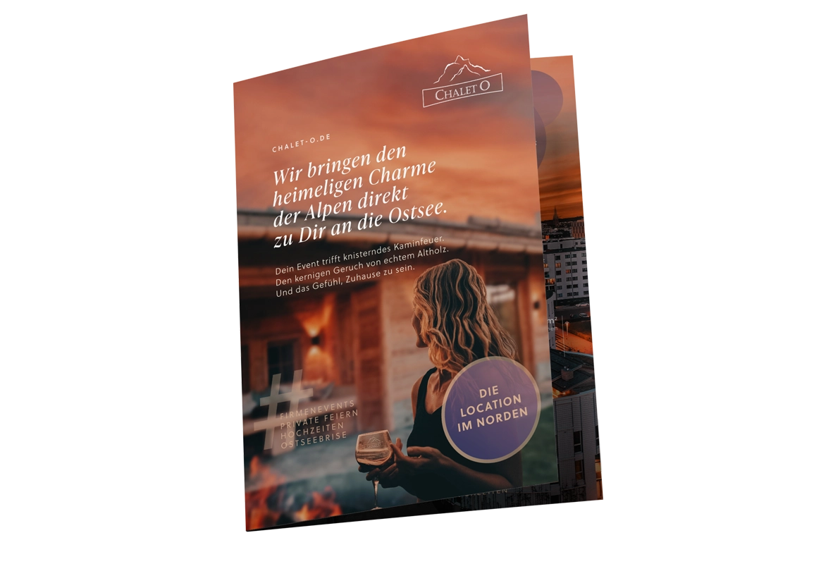 Unser Chalet O Infomaterial für unsere Location