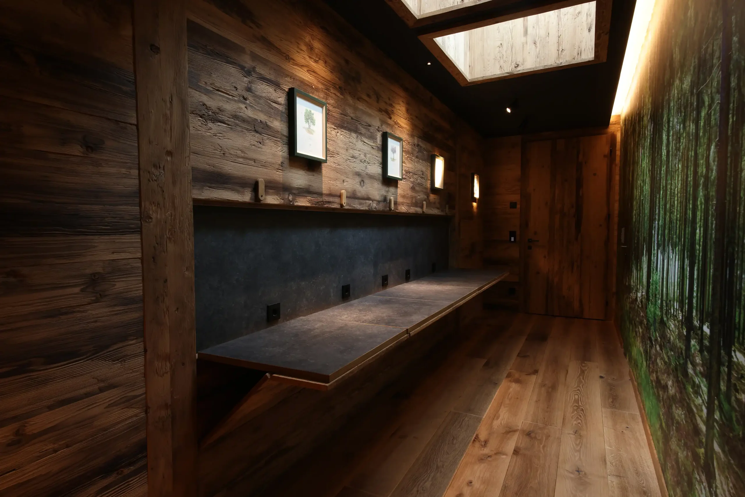 Willkommens- und Buffetbereich Theke für das Catering