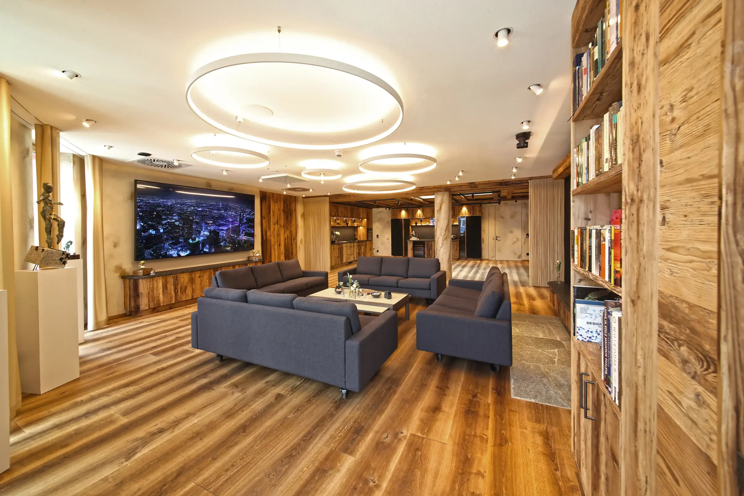 Veranstaltungsbereich im Lounge Raumlayout