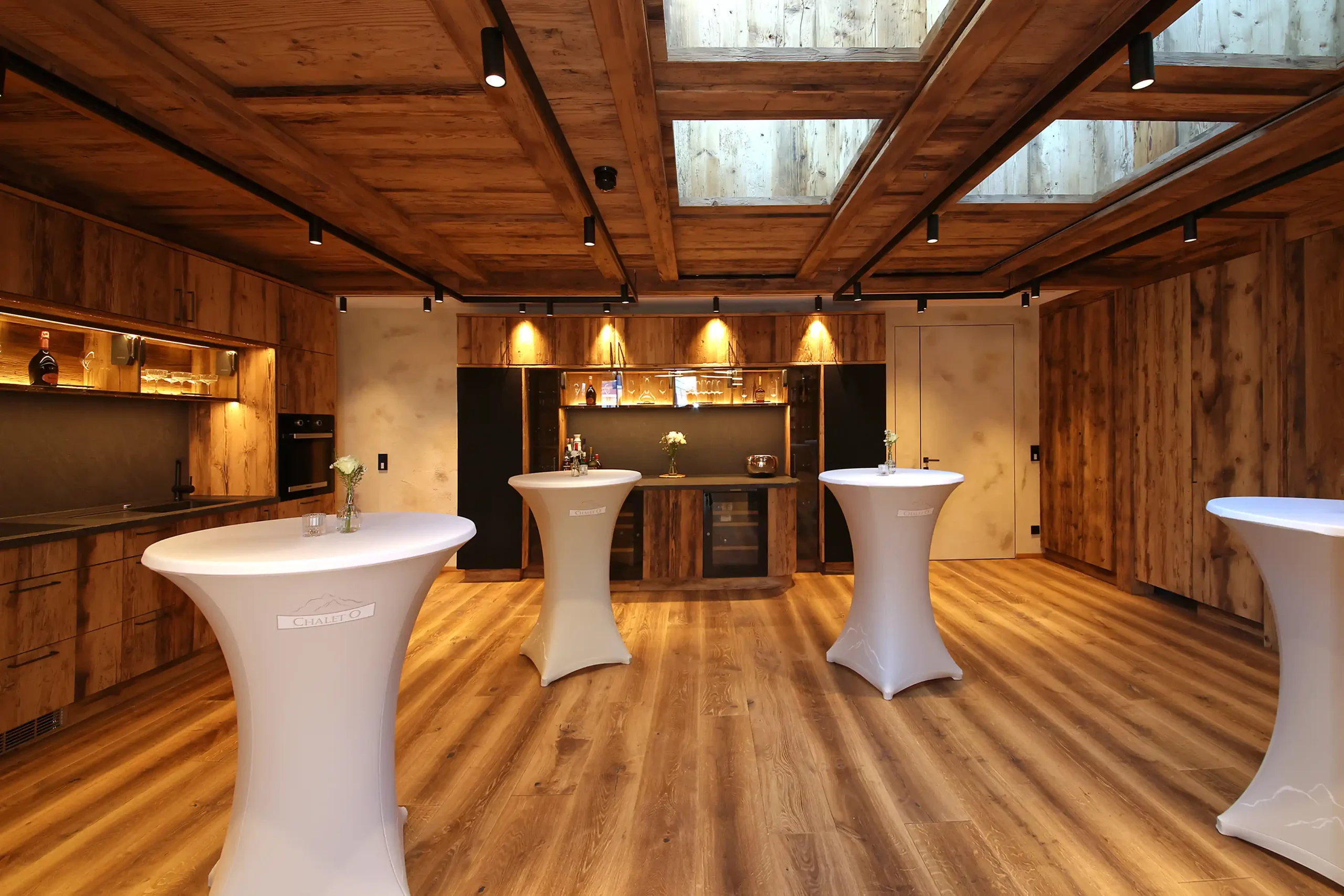 Veranstaltungsbereich im Stehempfang Raumlayout