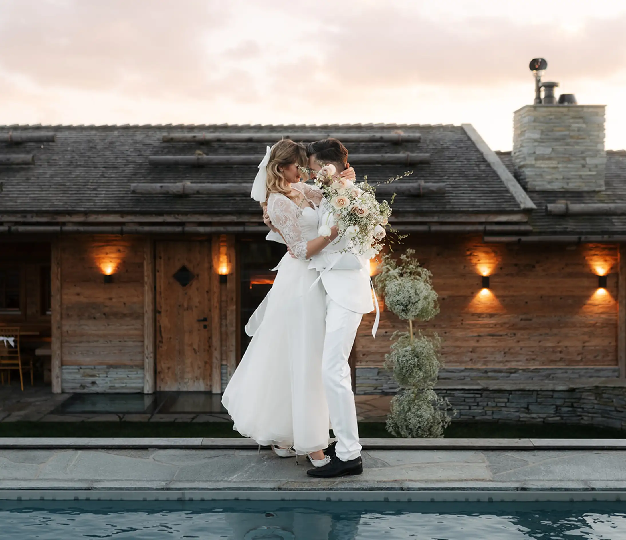 Alpenhochzeit an der Ostsee im Chalet O