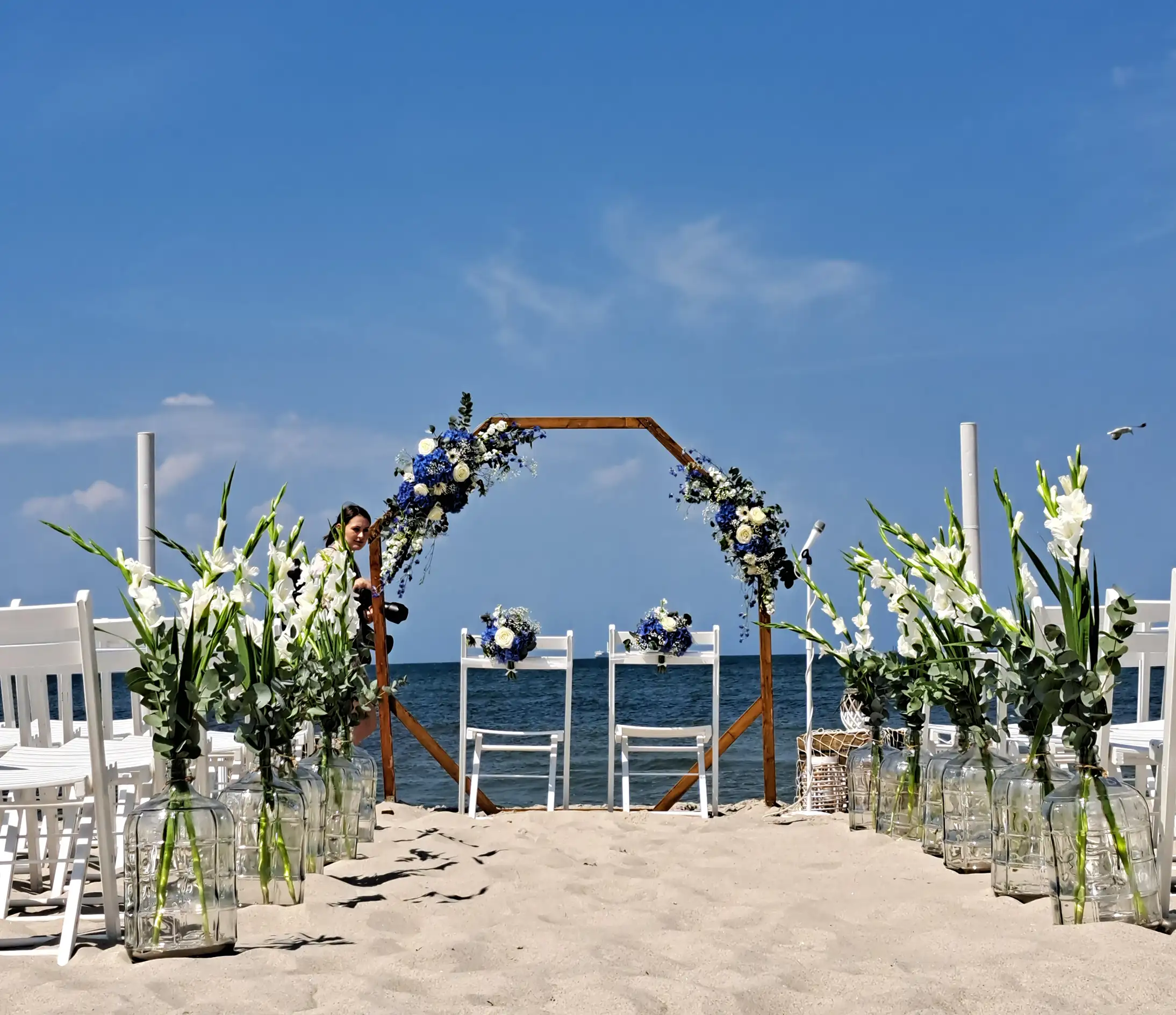 Maritime Hochzeit mit Alpenchich im Chalet O