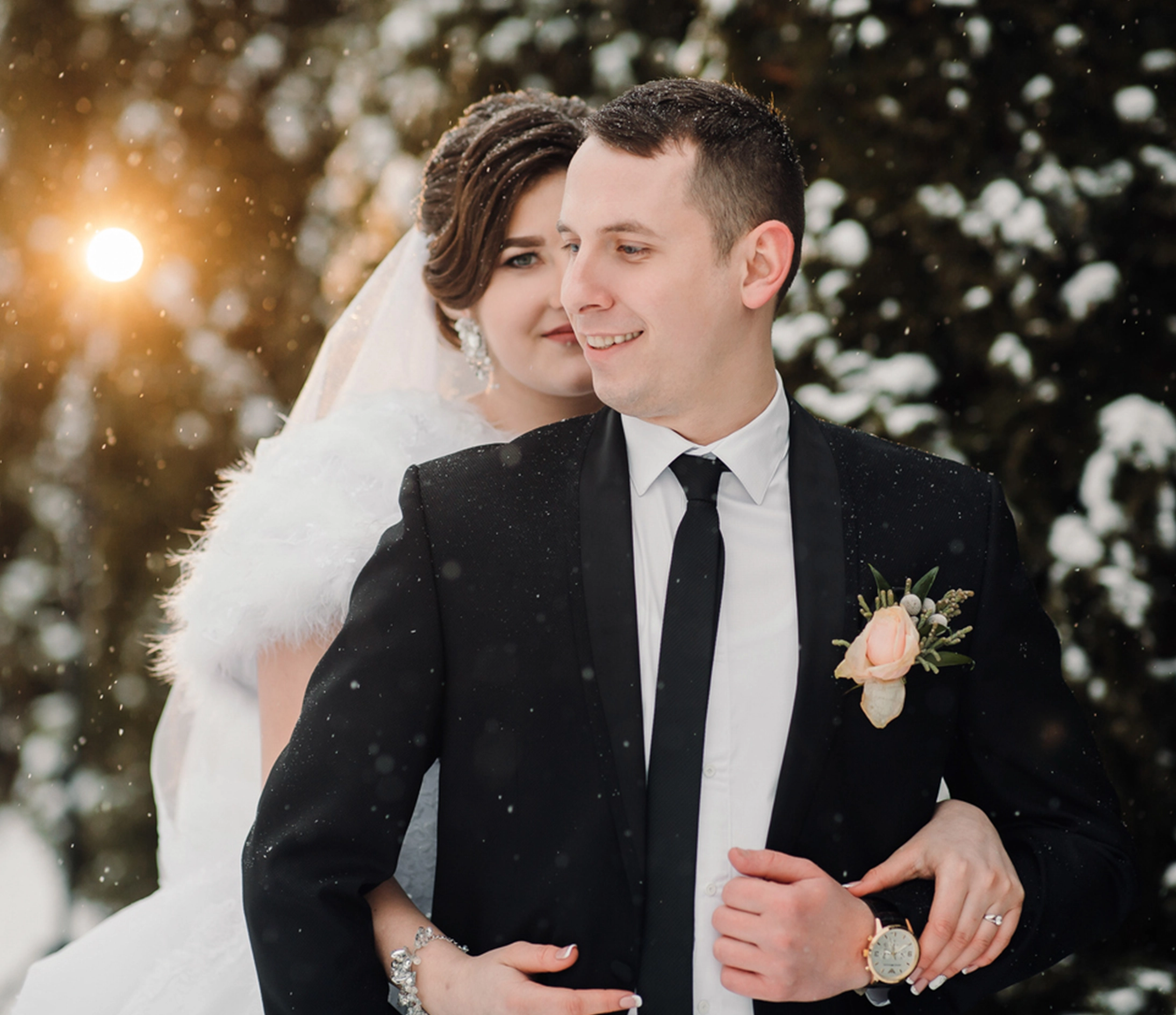 Winterhochzeit im Chalet O