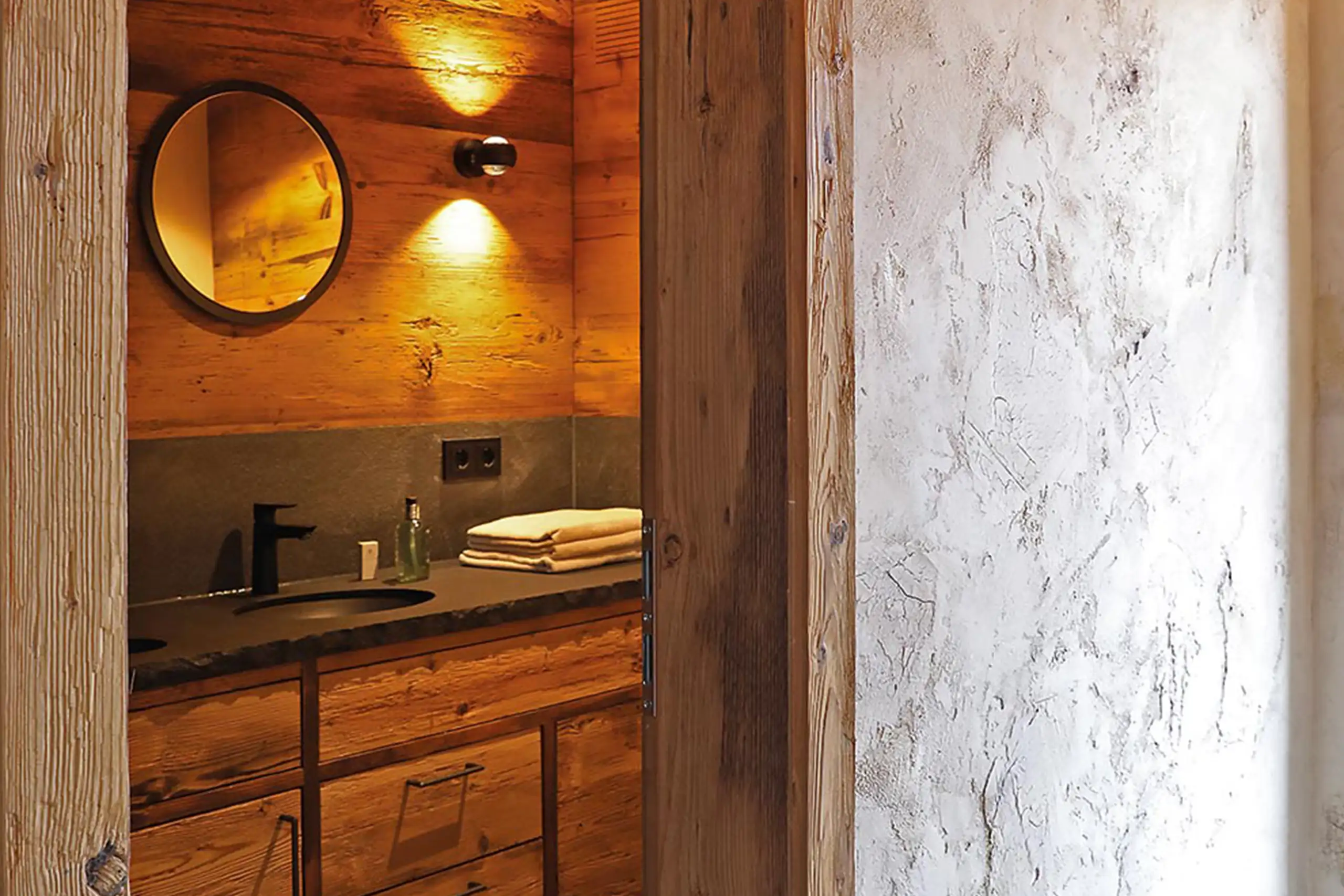 Waschraum für Sauna Aufenthalt