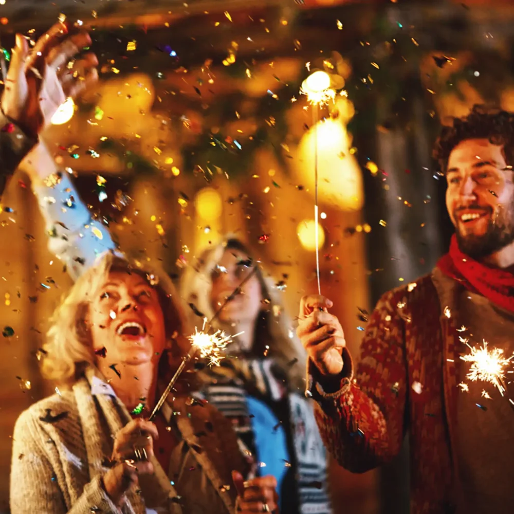 Silvester feiern mit Familie im Chalet O