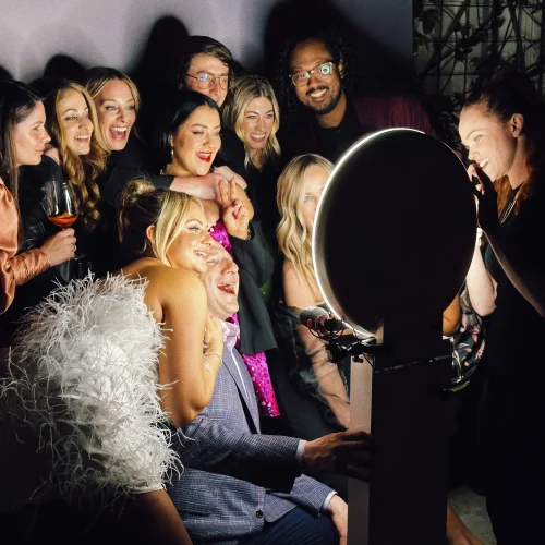 Fotobox für Hochzeiten im Chalet O