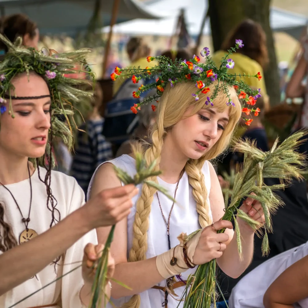 Midsommar oder Sommersonnenwende mit Freunden im Chalet O